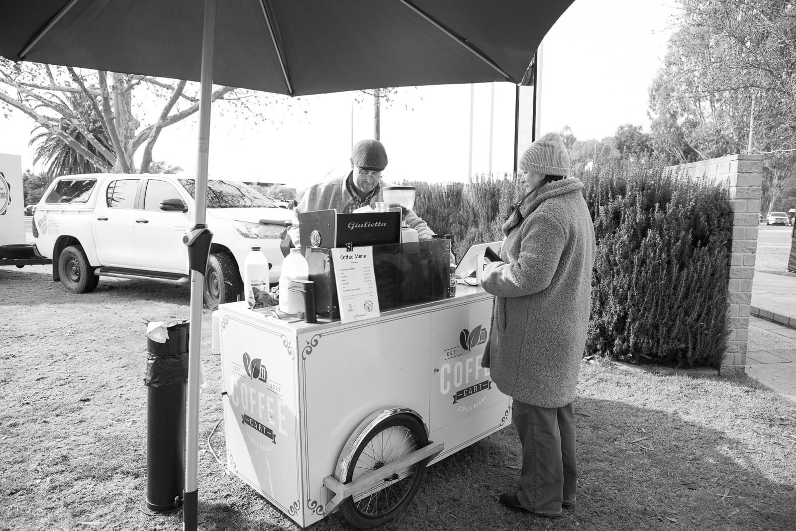 My Coffee Cart in Action